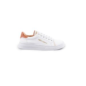 TENIS BLANCO PALO ROSA JEAN SHOES MUJER