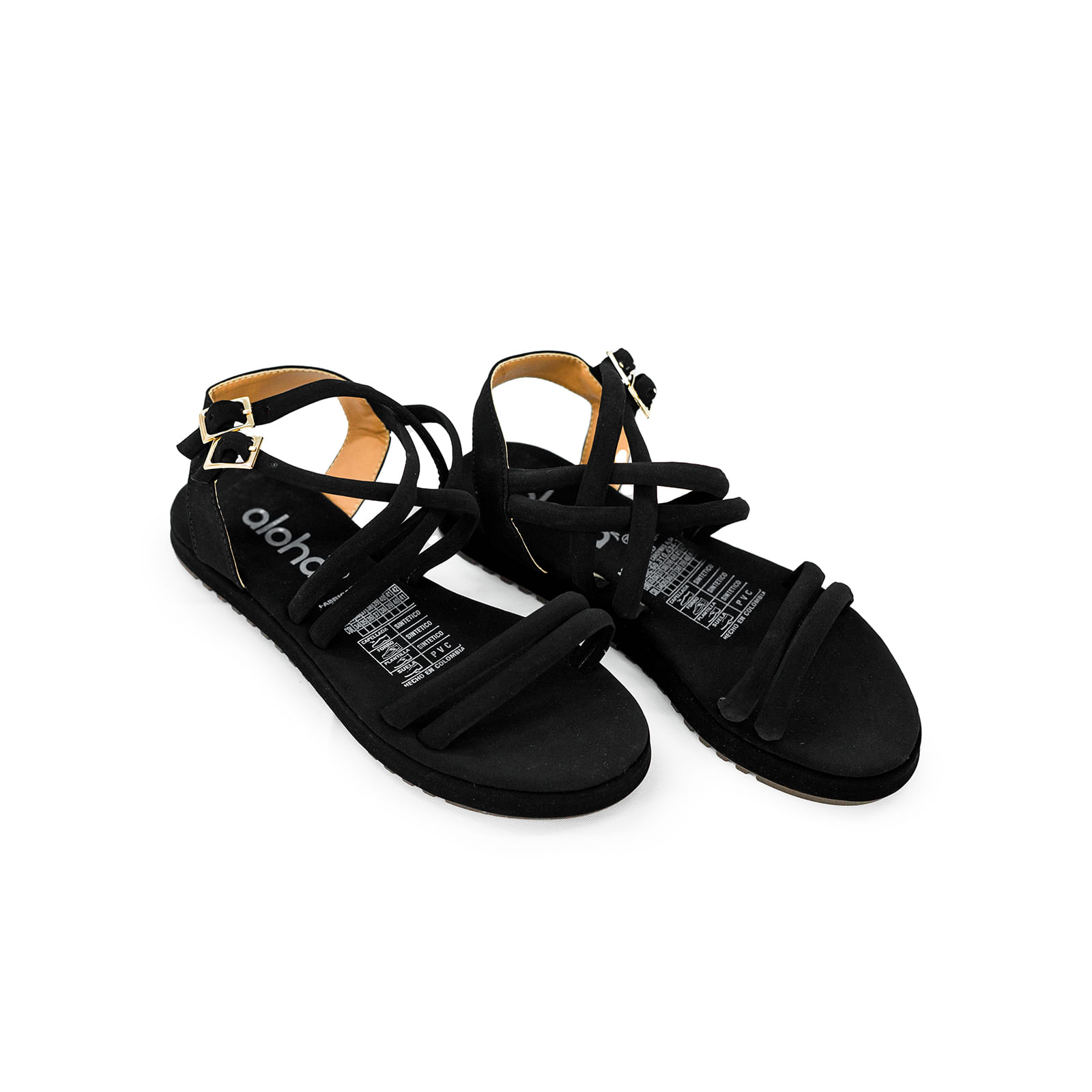 Calzado Bucaramanga Zapatos Aloha SANDALIAS NEGRO ALOHA MUJER