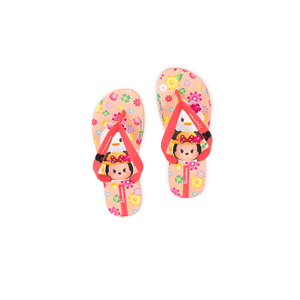 SANDALIAS BEIGE-ROSADO MINNIE BEBE IPANEMA NIÑA