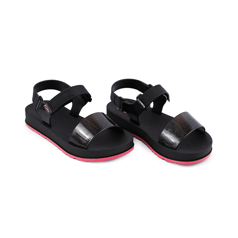 SANDALIAS-NEGRO-FUCSIA-ZAXY-NIÑA