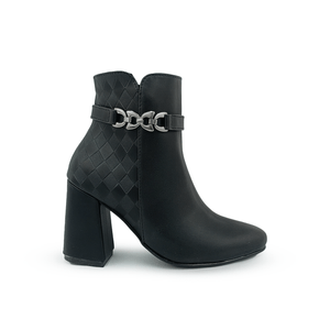 Botín Firenze Negro Para Mujer