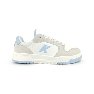 Tenis Casual Kelme Blanco Azul Cielo Para Mujer